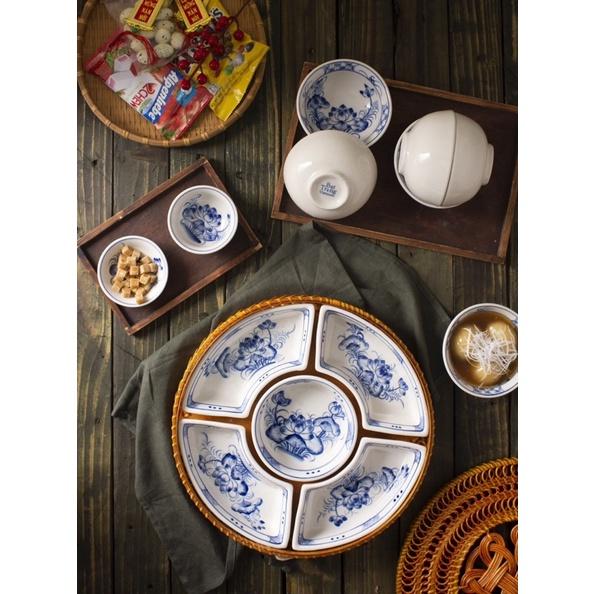Các mẫu khay 14 món, đựng đồ ăn- cúng gia tiên. Gốm sứ Bát Tràng.