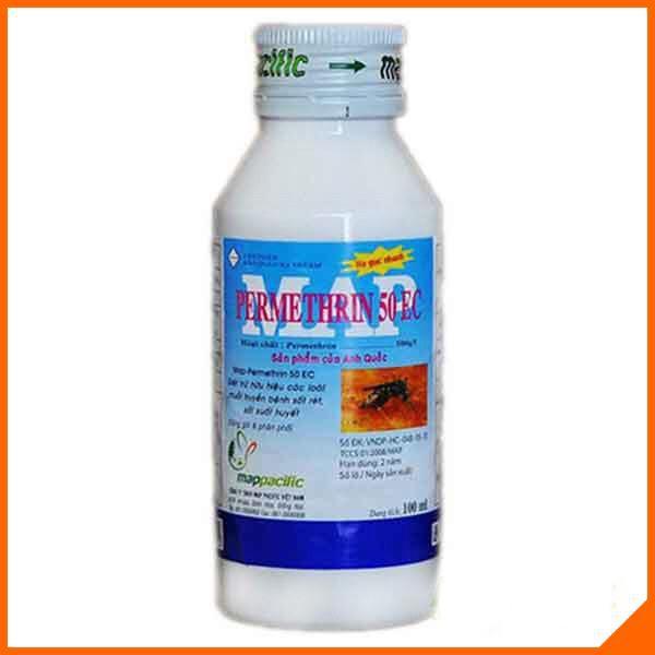 Thuốc diệt muỗi, ngăn muỗi quay trở lại MAP PERMETHRIN 100ml -sản phẩm của Hoocky Anh