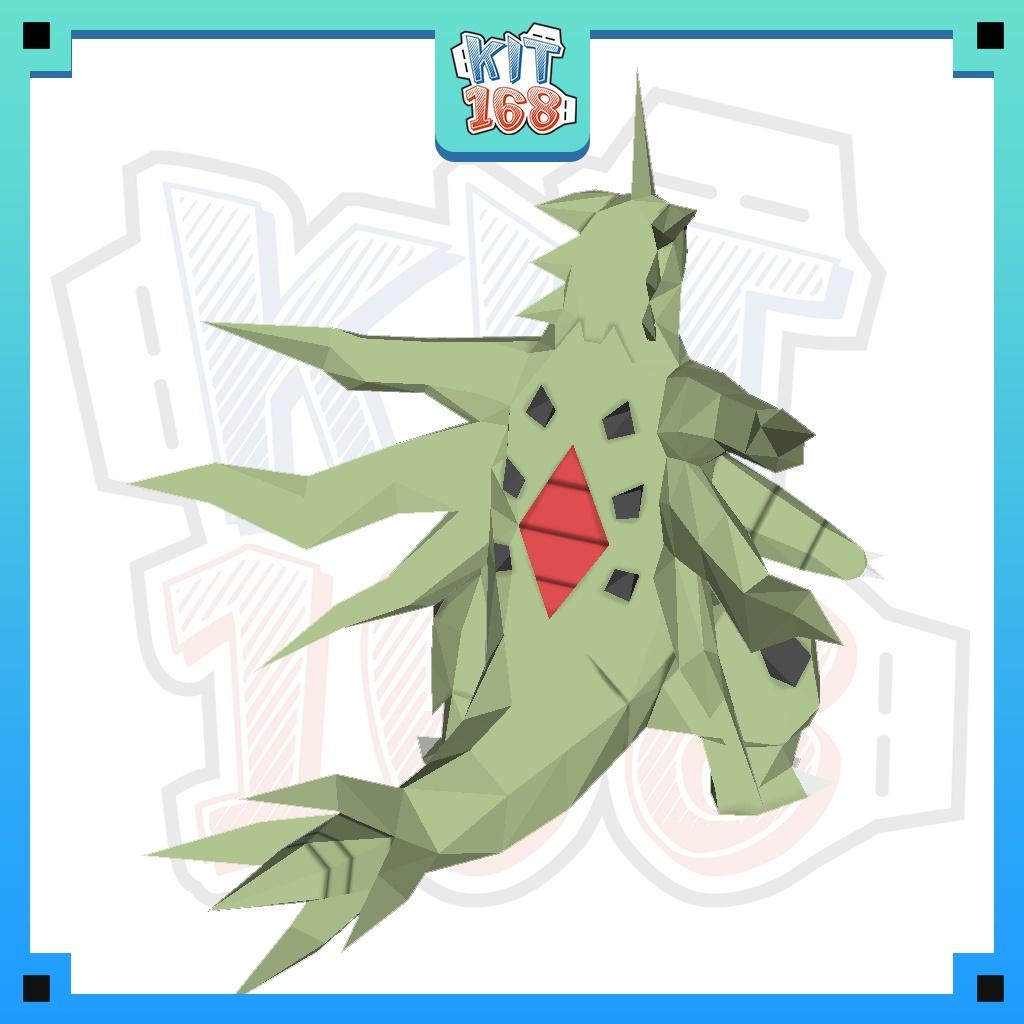 Mô hình giấy Pokemon Mega Tyranitar