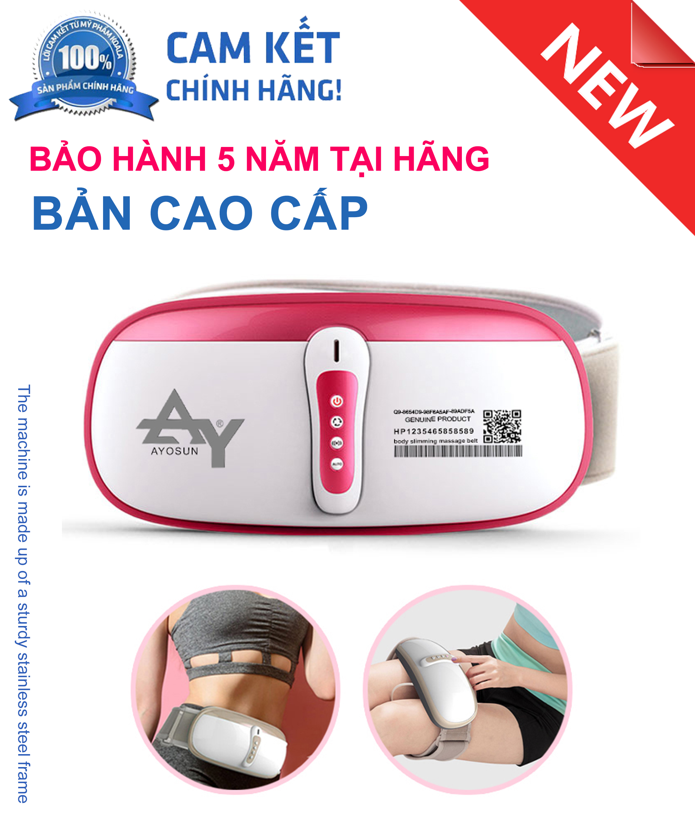 Đai massage bụng  Làm thon gọn cơ thể hàn aYosun quốc 688T3