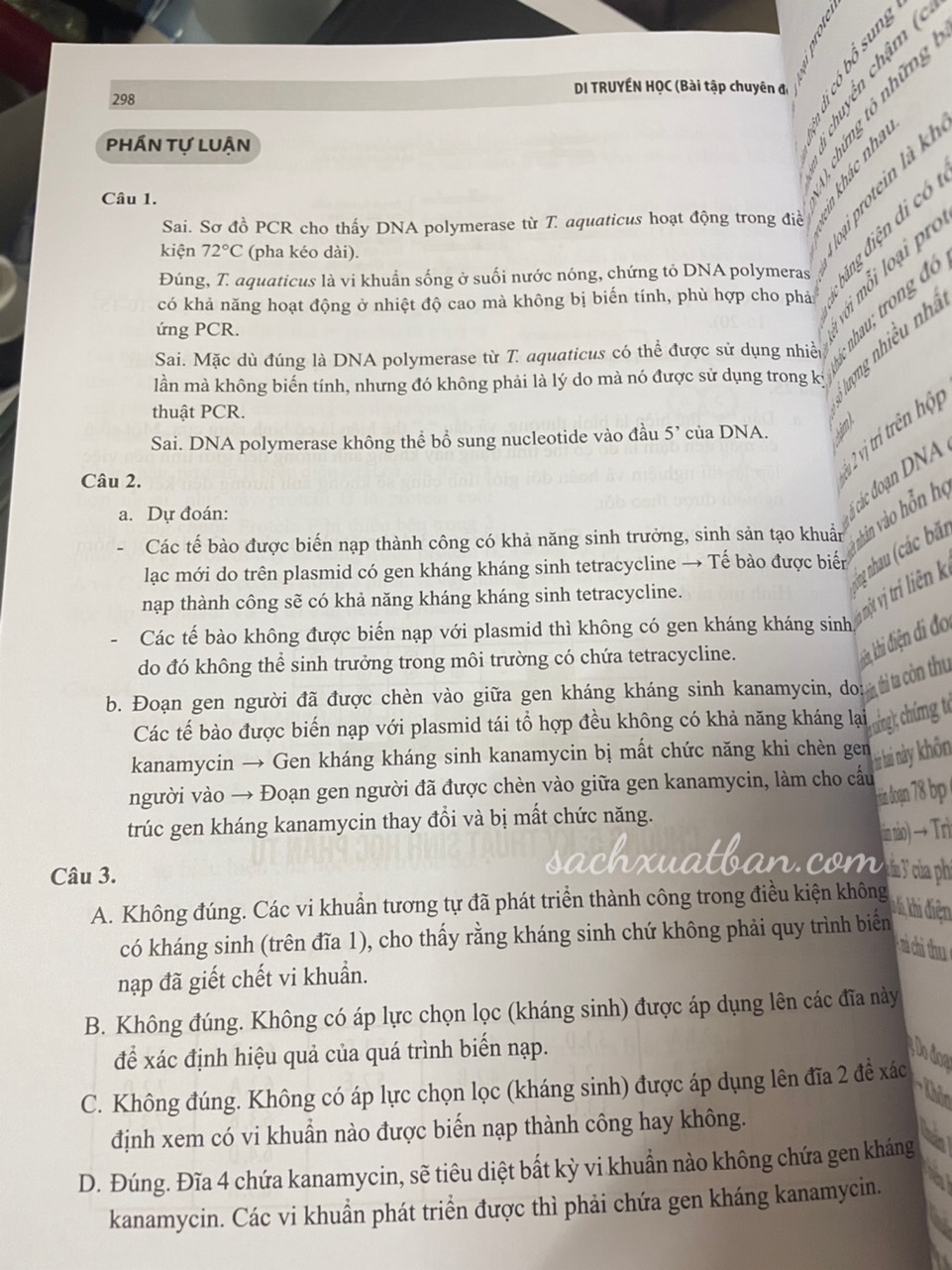 Sách Di Truyền Học (Bài Tập Chuyên Đề)