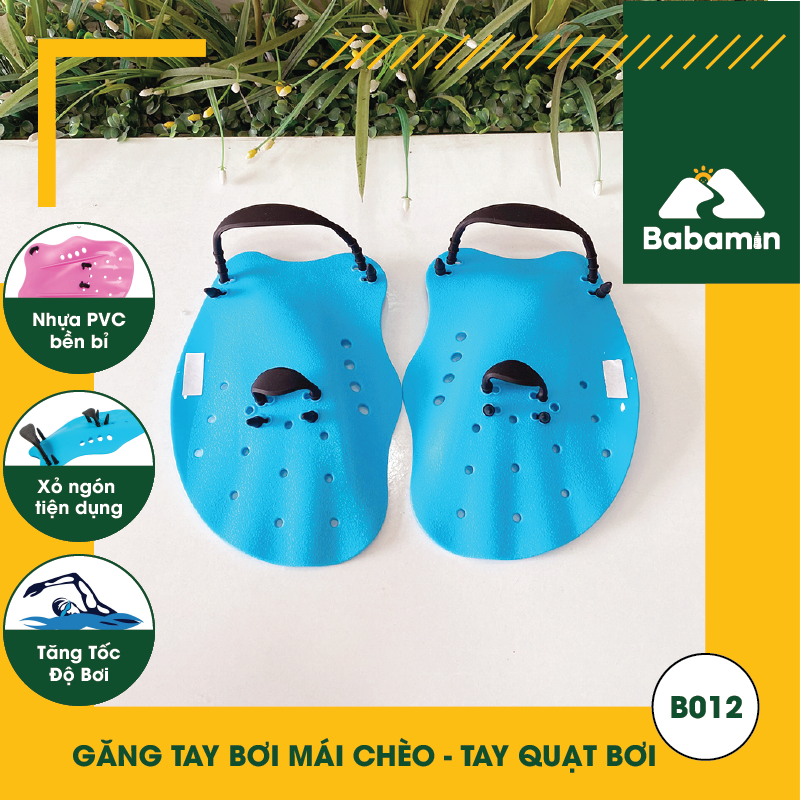 Tay Bơi Mái Chèo Đeo Tay – Găng Tay Bơi – Tay Quạt Bơi Siêu Tốc – B012