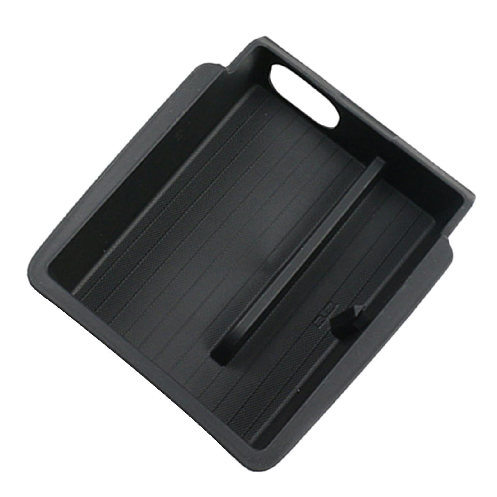Black Storage Compartments Armrest Storage Box Replace Parts Cup Holder Durable Cards Change Lipstick Drawer Storage Box for  Y