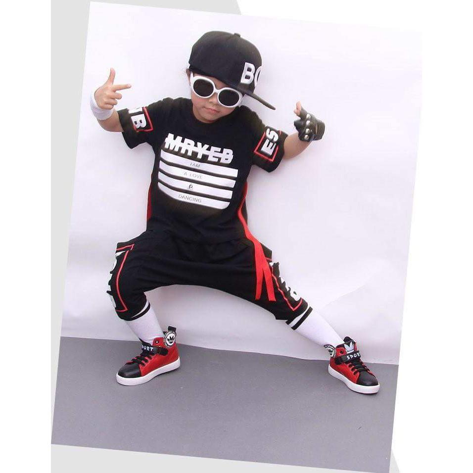 Bộ quần áo thể thao HipHop dành cho bé trai, bé gái  - Quần áo trẻ em - SockiMall .