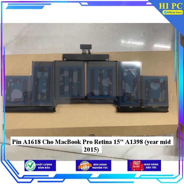 Pin A1618 Cho MacBook Pro Retina 15'' A1398  - Hàng Nhập Khẩu