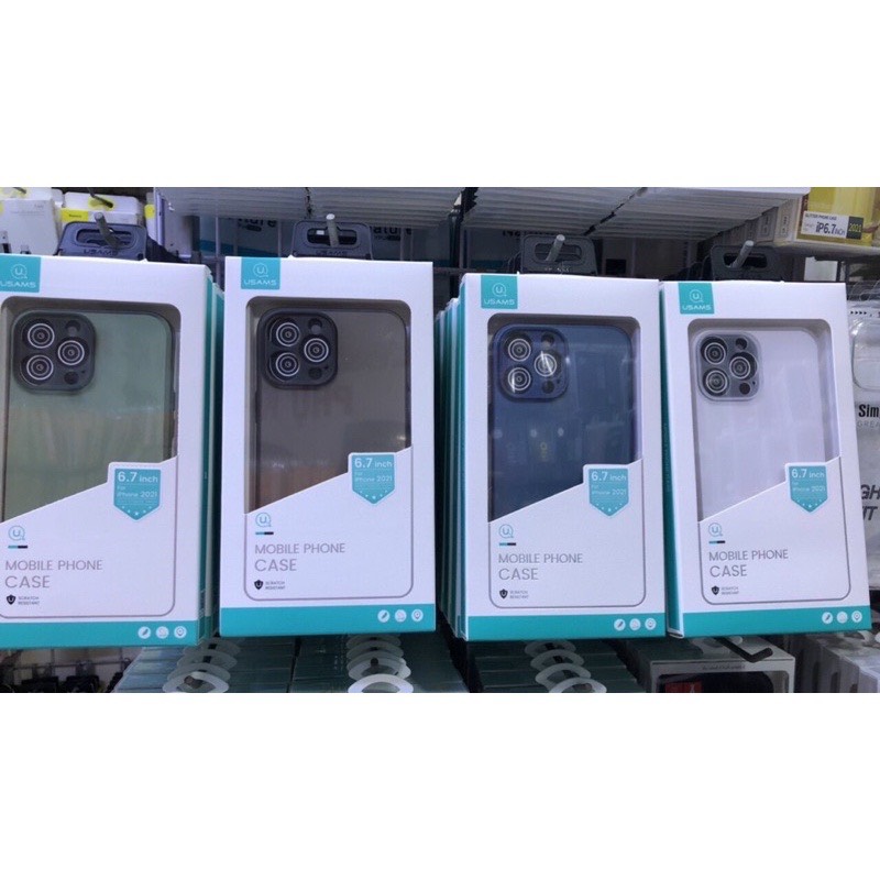 Ốp lưng Usams siêu mỏng khoét từng camera dành cho iPhone 13 Pro - Hàng chính hãng