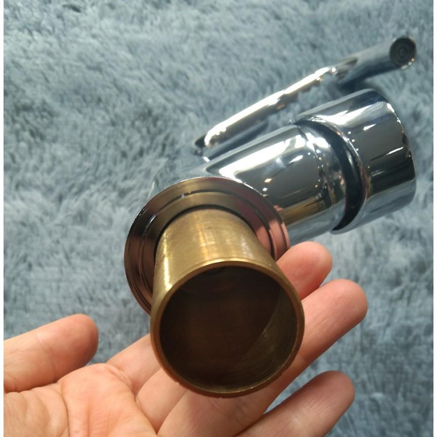 Vòi rửa bát nóng lạnh cao cấp Rangos RG-510, Vòi rửa bát chậu cần cứng vuông hiện đại cực dày chắc chắn đẳng cấp