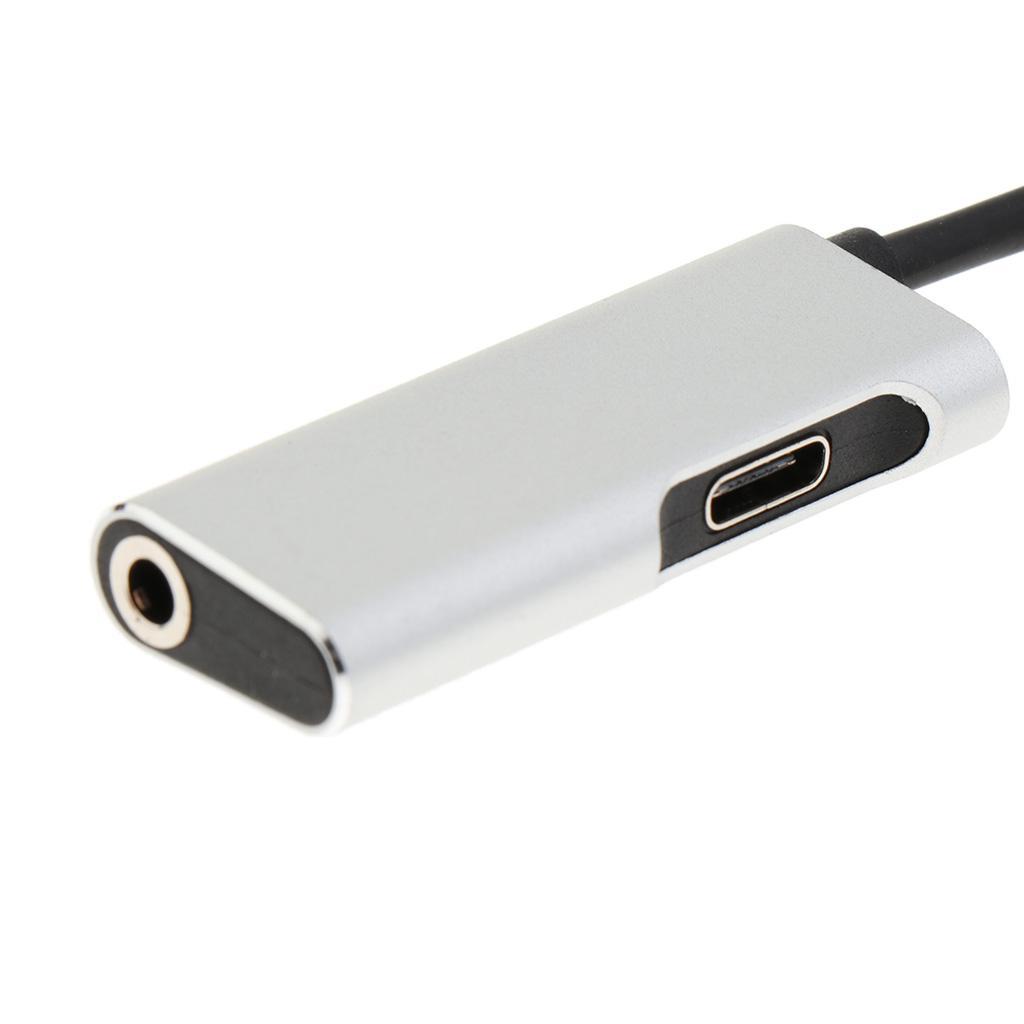Type-C To 3.5mm Audio Converter Cable w/ DAC Chip for Cell Phones
