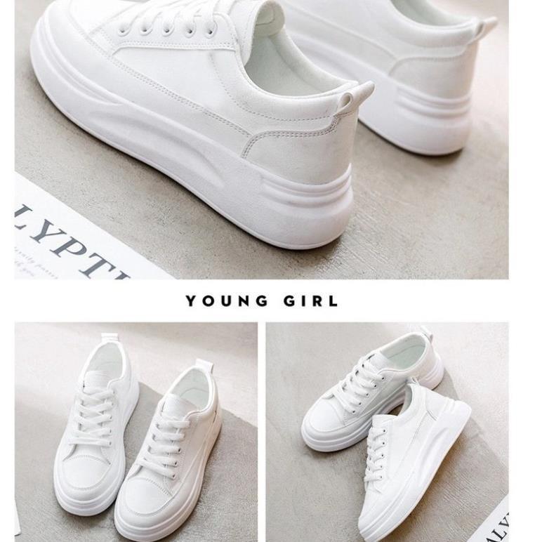 Giày Thể Thao Nữ Cổ Thấp Trắng Basic G4