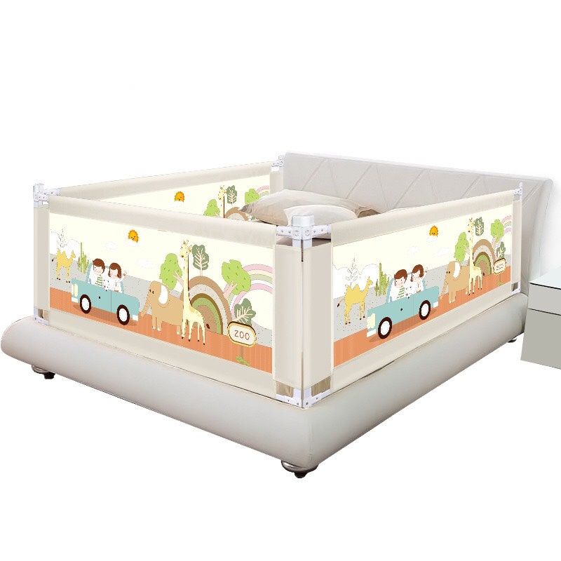 Thanh Chắn Giường An Toàn Cho Trẻ Nhỏ Mẫu 2020 ( 1m8 x 2m ) - TẶNG 1 MŨ ĐI DẠO ĐÁNG YÊU