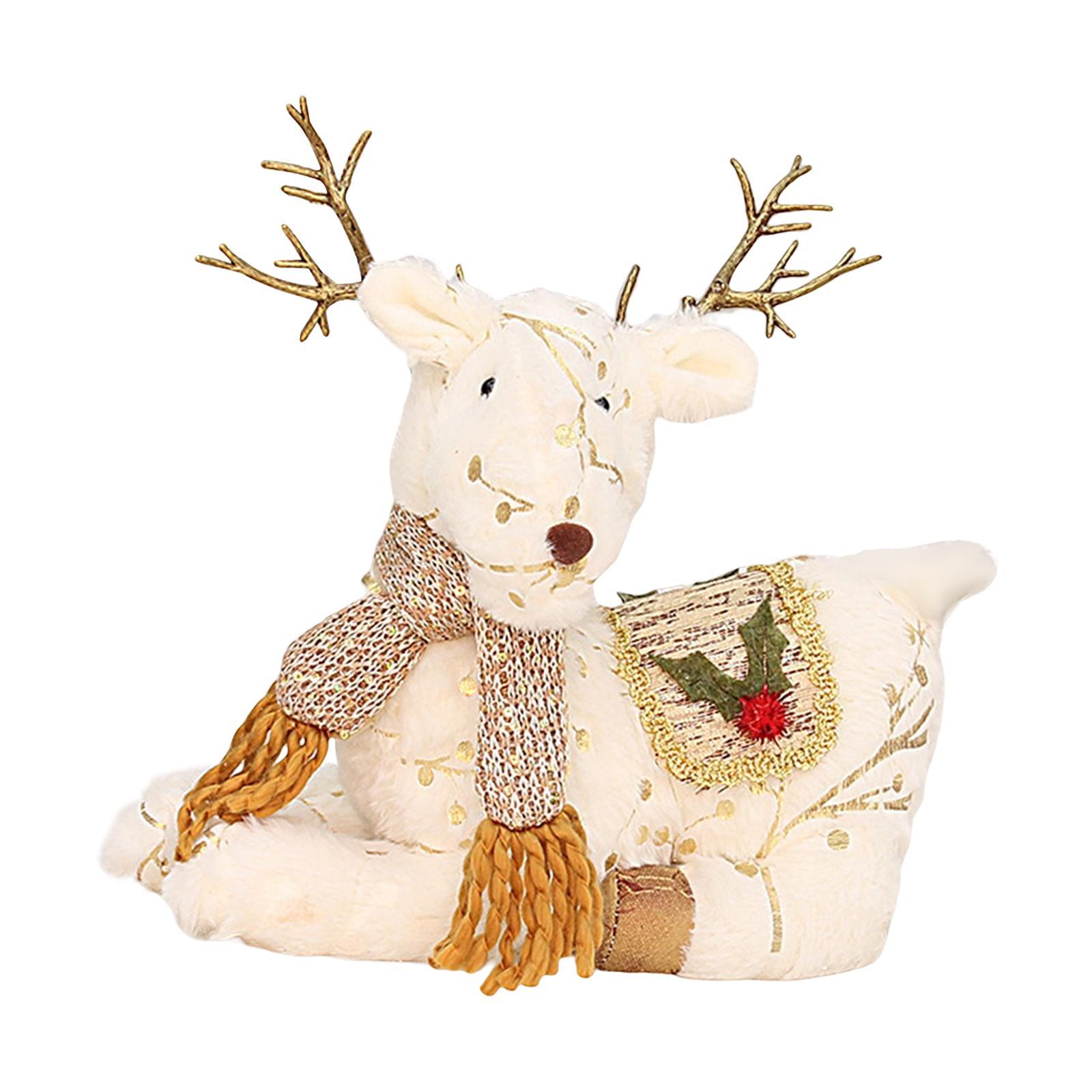 Elk Ornament Hotel Shopping Mall Window Party Decor Collectibles