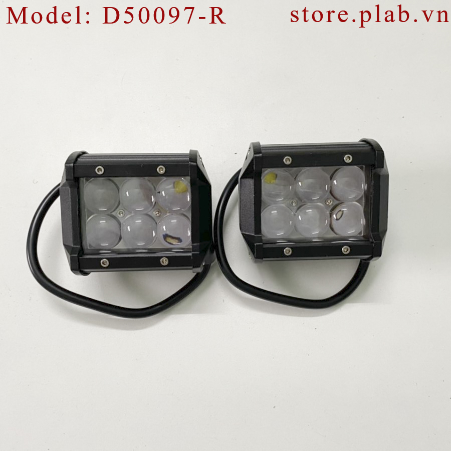 Đèn tăng sáng 4 inch 18W 6 LEDS 4D D50094-R, D50097-R