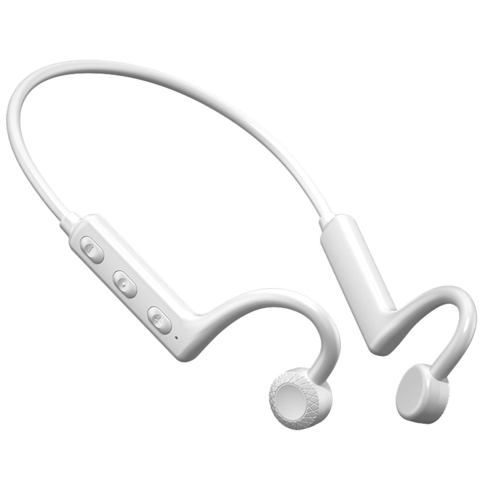 Bone Conduction Headphones, Sweatproof Open Ear Headset for Sports Fitness Hiking