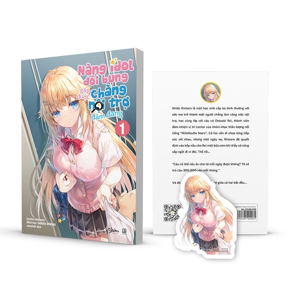 Sách - Nàng Idol Đói Bụng Gặp Được Chàng Nội Trợ Đảm Đang - Tập 1 - AZ Việt Nam