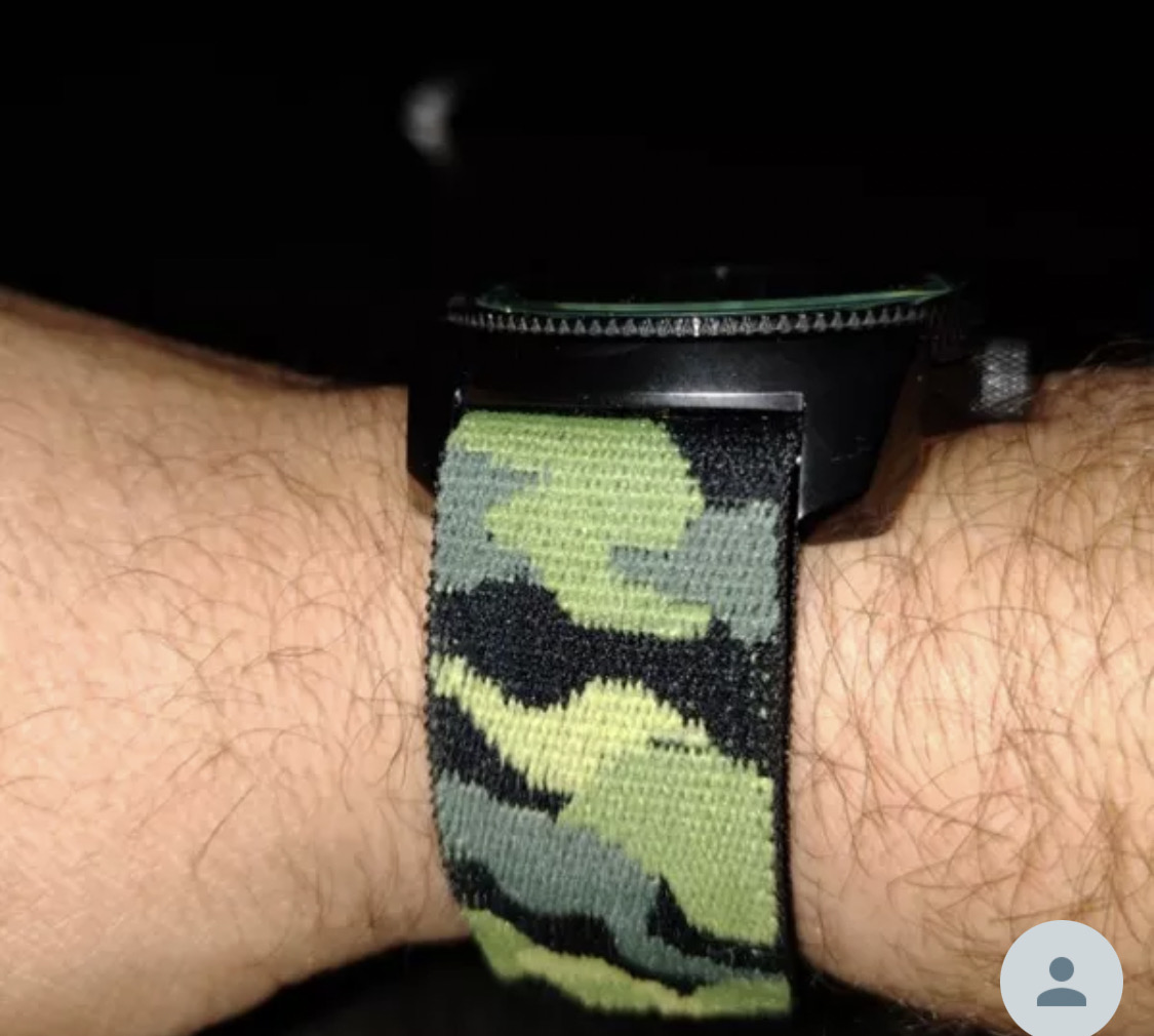 Dây vải Enduro Camo dành cho Garmin kích thước 22mm – 26mm