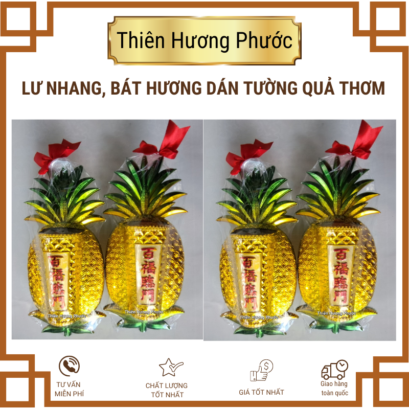 Lư nhang, bát hương dán tường Quả thơm