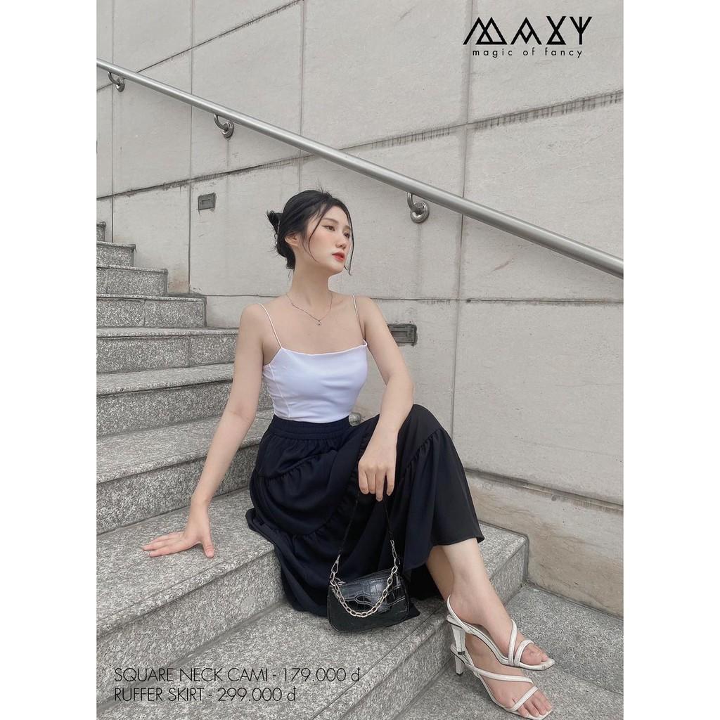 Chân váy dáng dài xoè tầng ruffer skirt Maxy Workshop
