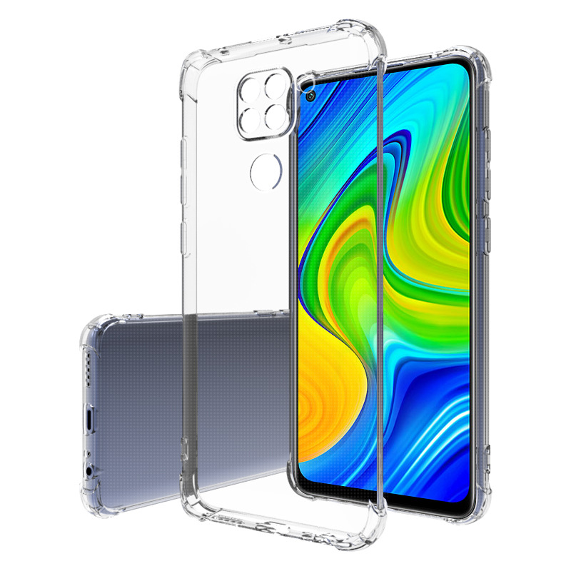 Ốp lưng cho Xiaomi Redmi Note 9 - Redmi 10X 4G TPU Trong Suốt Che Cam
