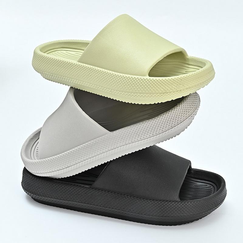 Thời trang nam trượt trượt dép mùa hè dép xỏ ngón Color: B-Green Shoe Size: 36-37