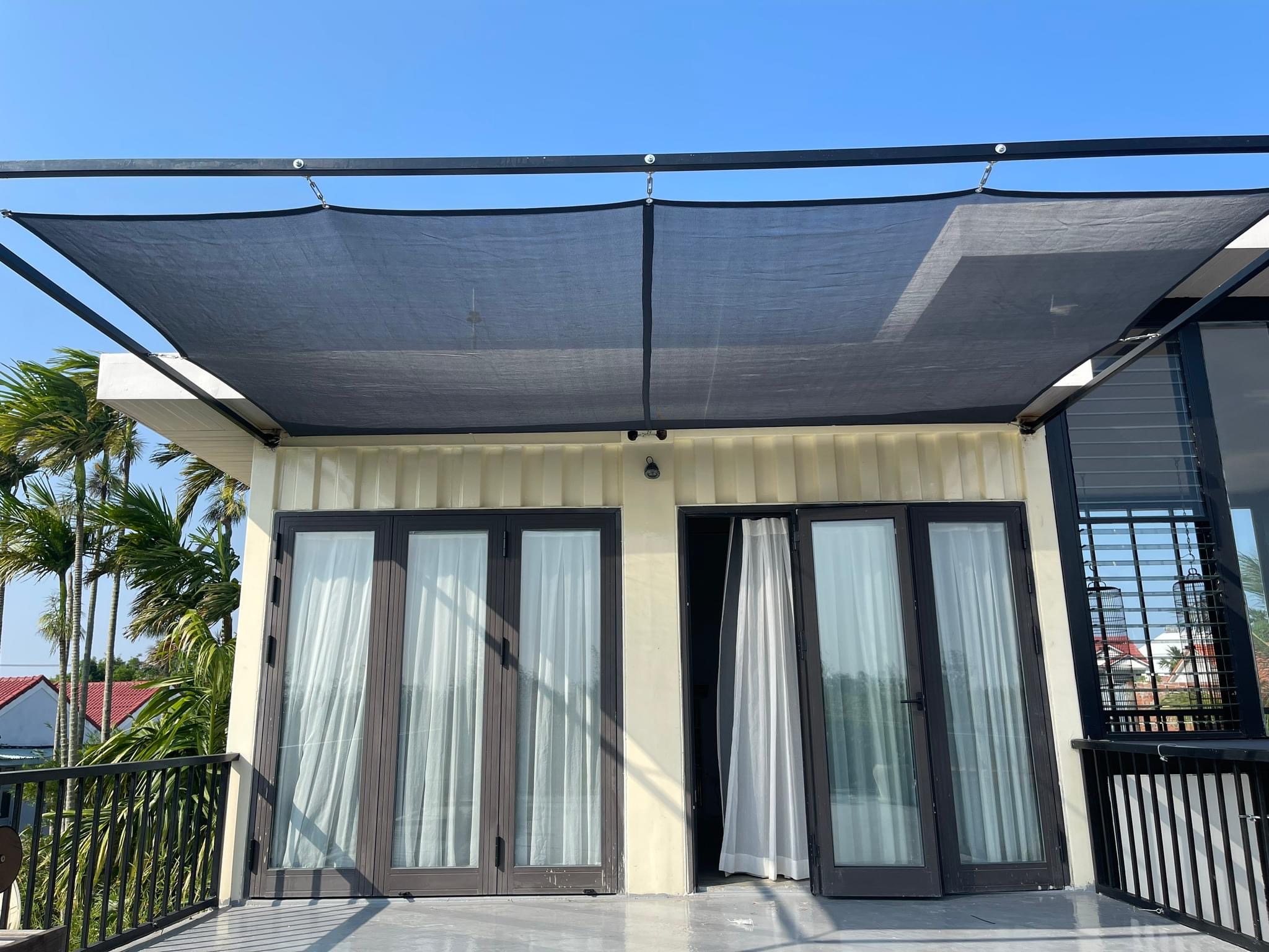 LƯỚI CHE NẮNG 80% CHE SÂN VƯỜN, BAN CÔNG - 230GSM - MÀU XÁM
