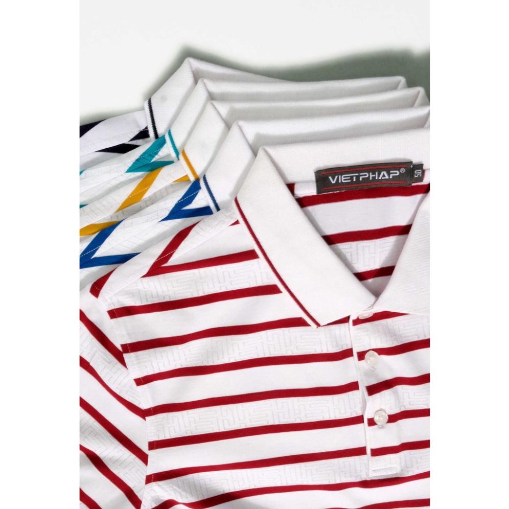 [SALE UP TO 50%] Áo Thun Dệt Cao Cấp VIỆT PHÁP/ Form Luxury- Chất liệu Cotton co giãn, thoáng mát 17181