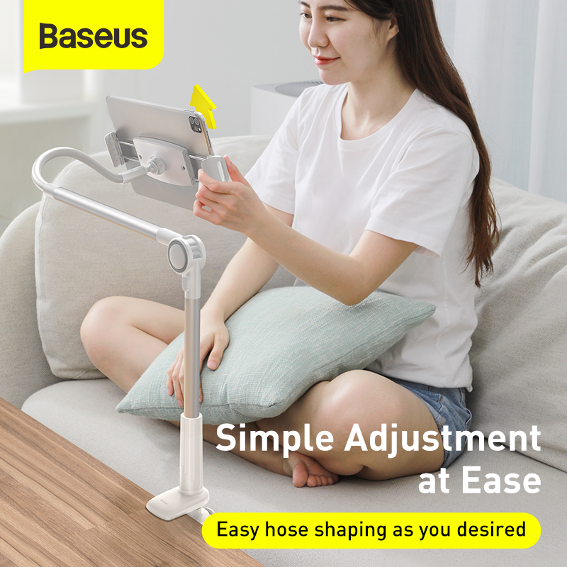 Baseus Bộ đế giữ điện thoại chân kẹp dùng cho IPad Baseus Otaku life rotary adjustment lazy holder Pro (Hàng chính hãng)