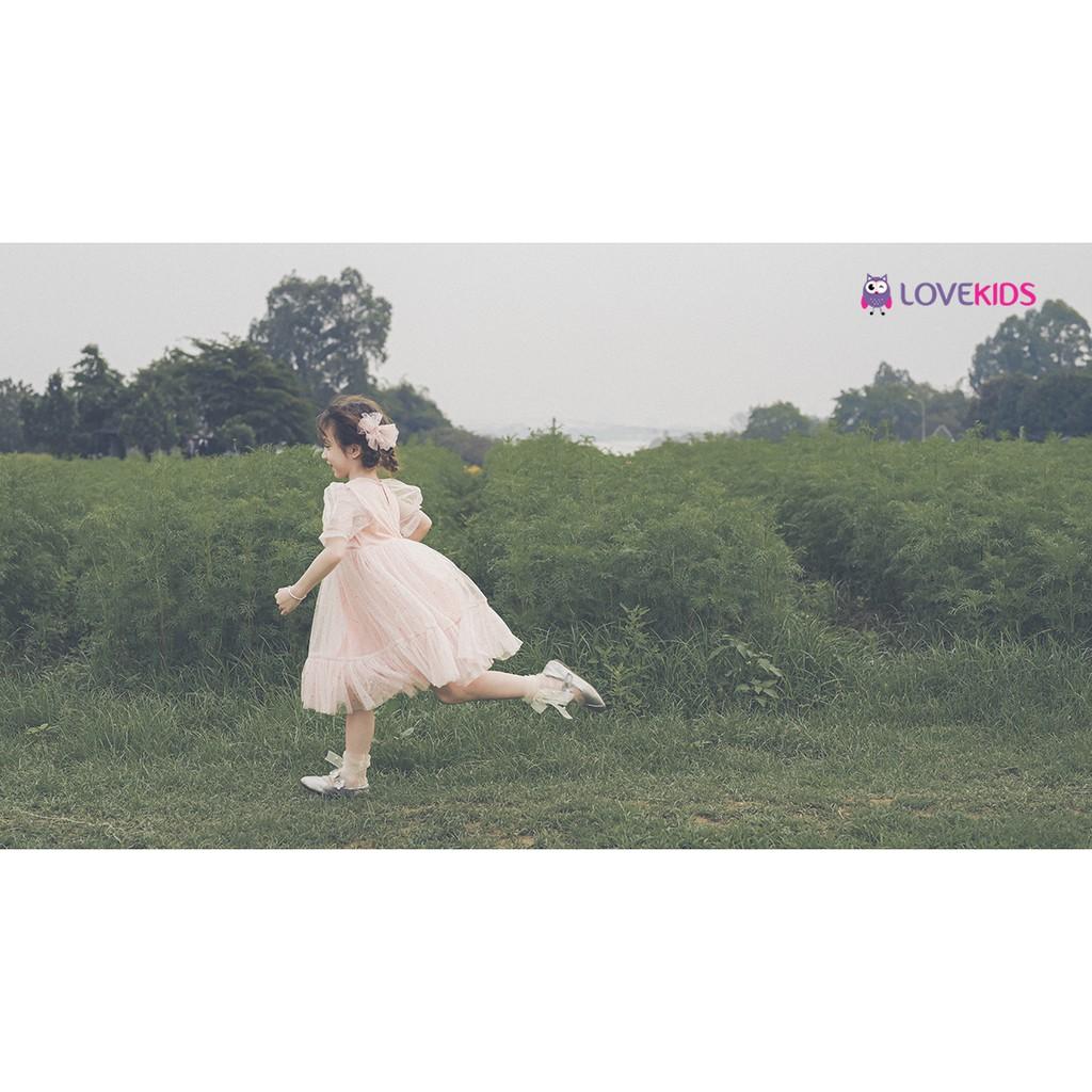 Váy công chúa hồng cộc tay GMG21DR01101 - Lovekids