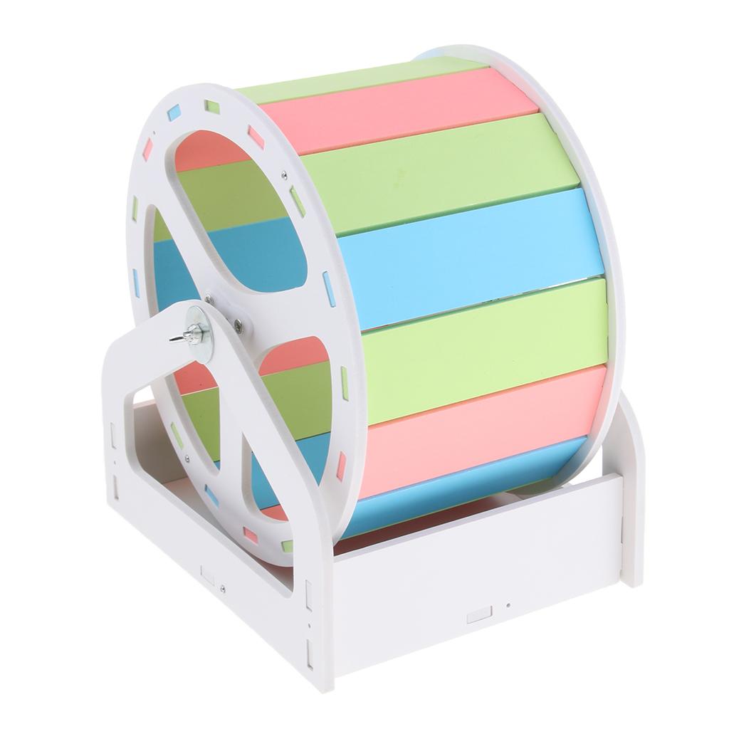 Hamster Mouse Rat Small Animals Silent Running Exercise Wheel Toys Colorful