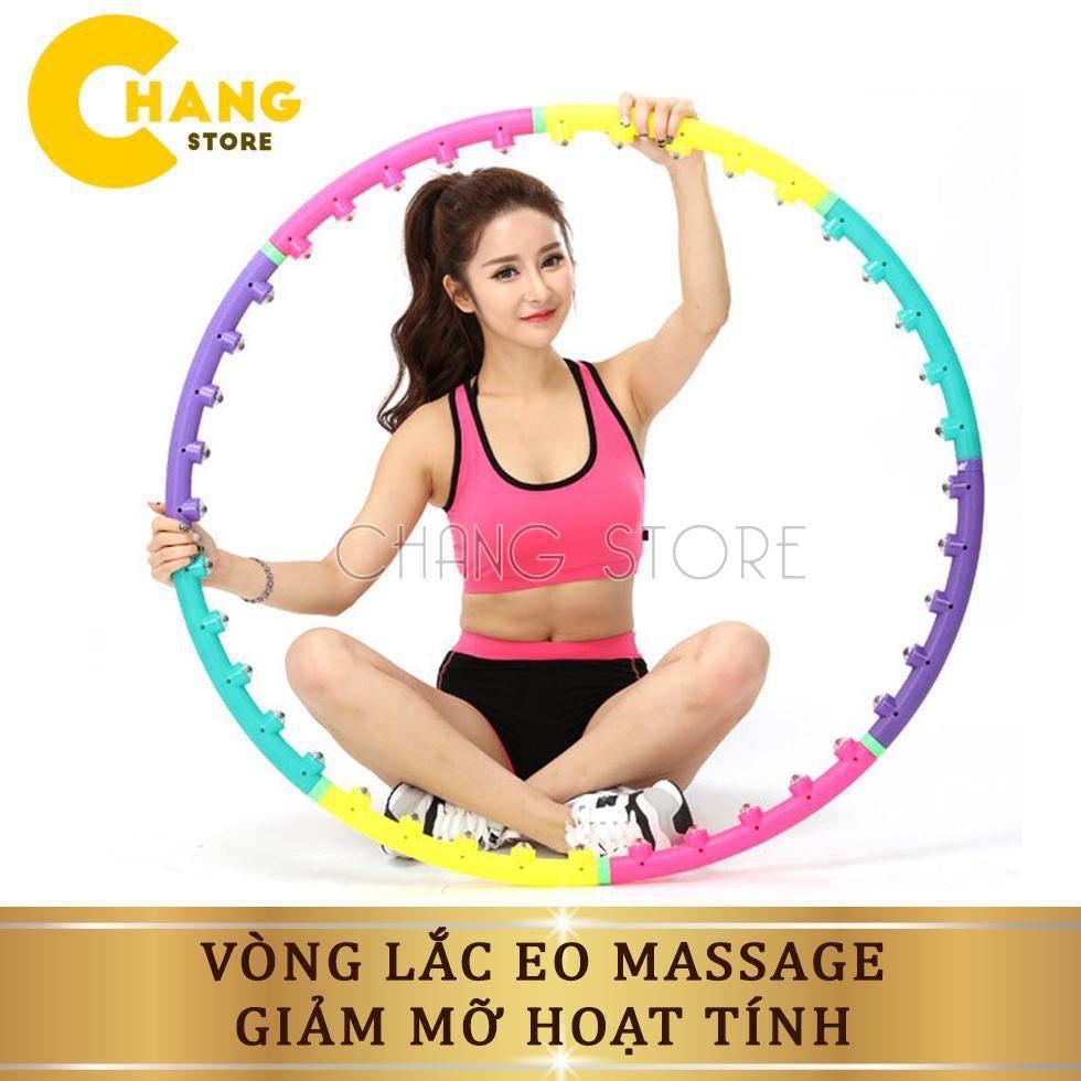 Vòng Lắc Eo Có Hạt Massage, Vòng Lắc Bụng Giảm Mỡ An Toàn Hiệu Quả