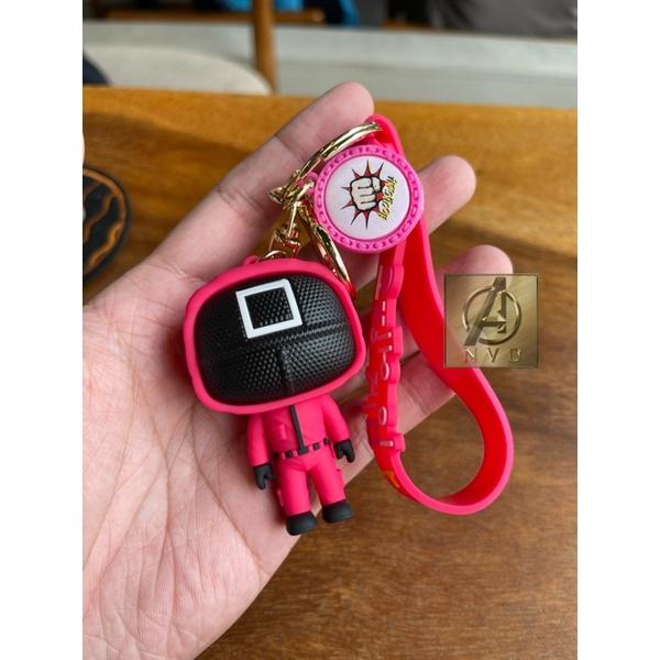 Móc khoá nhân vật Trò chơi con mực Squid game cao cấp