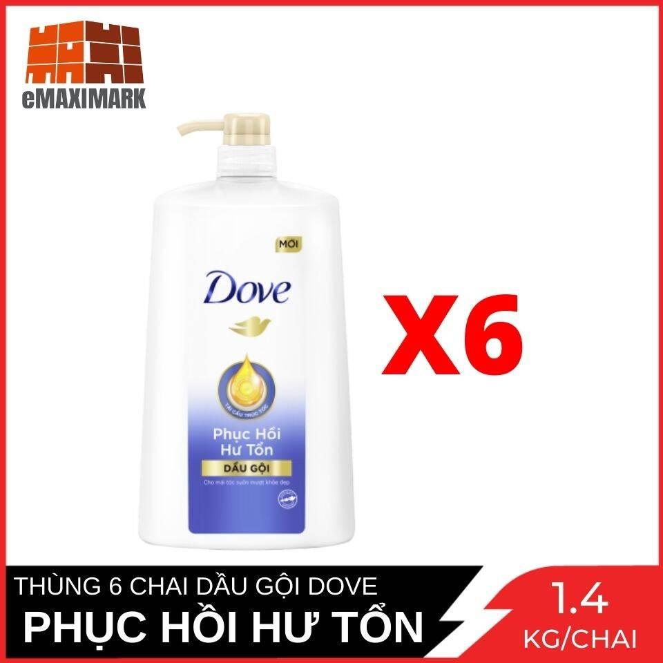 [Giá sỉ] Nguyên thùng Dầu gội Dove Phục hồi Hư tổn 1400gX6