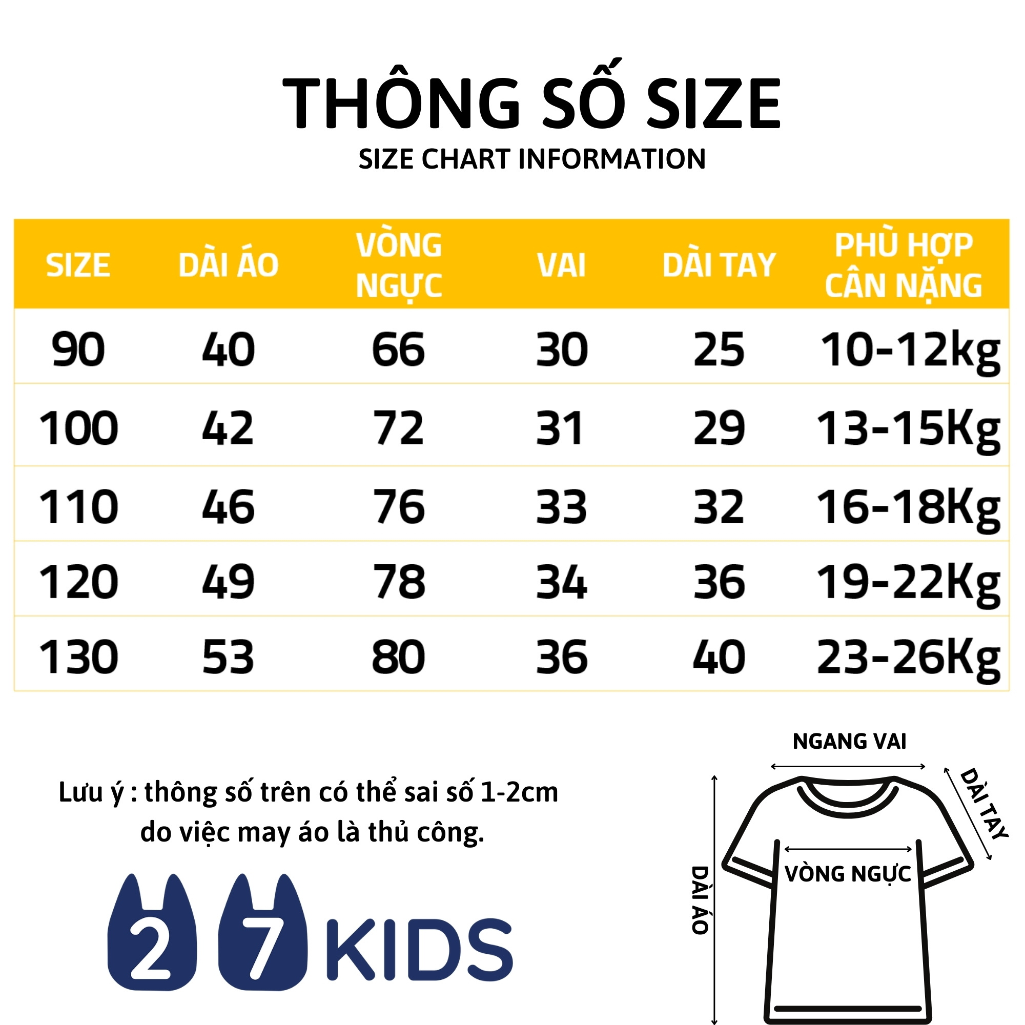 (10-22Kg) Áo sơ mi bé trai ngắn tay 27Kids WELLKIDS áo cổ bẻ đi biển nam cho trẻ từ 2-8 tuổi BSSH1