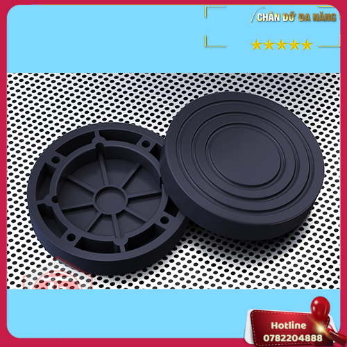 Bộ 04 Chân Đế Cao Su Đa Năng - Đế Chống Rung Chống Ồn Máy Giặt - Đế Chống Rung Lắc Máy Sấy,Tủ Lạnh, Bàn Ghế - Giao Màu Ngẫu Nhiên - Miễn Phí Vận Chuyển
