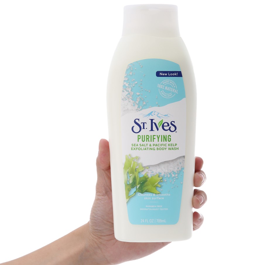 Sữa Tắm St.Ives Muối biển và Tảo biển 709ml - 077043401460