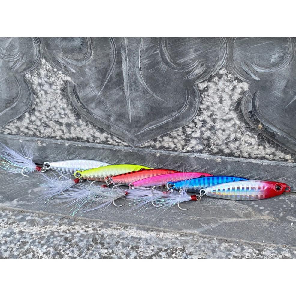 Mồi Câu Lure Jigging Nặng 7g_10g_15g_20g lure chẽm,nhồng,hồng,măng,vược