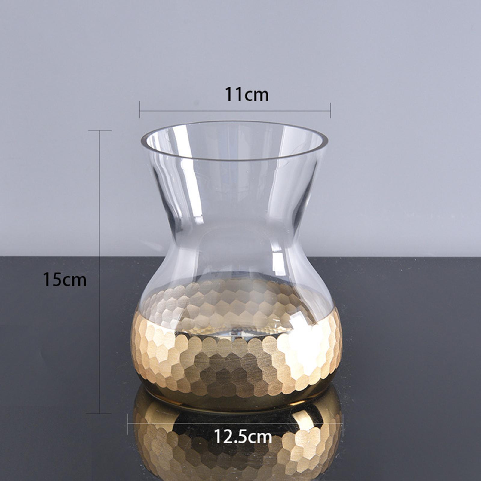 Flower Vase Glass Vase Bud Vase Modern Dried Flowers Holder Plants Vase Modern Vase for Indoor Office Wedding Bookshelf Party