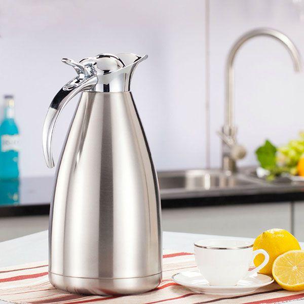 Bình Thủy Giữ Nhiệt Inox Cao Cấp 2L - Miễn Phí Vận Chuyển