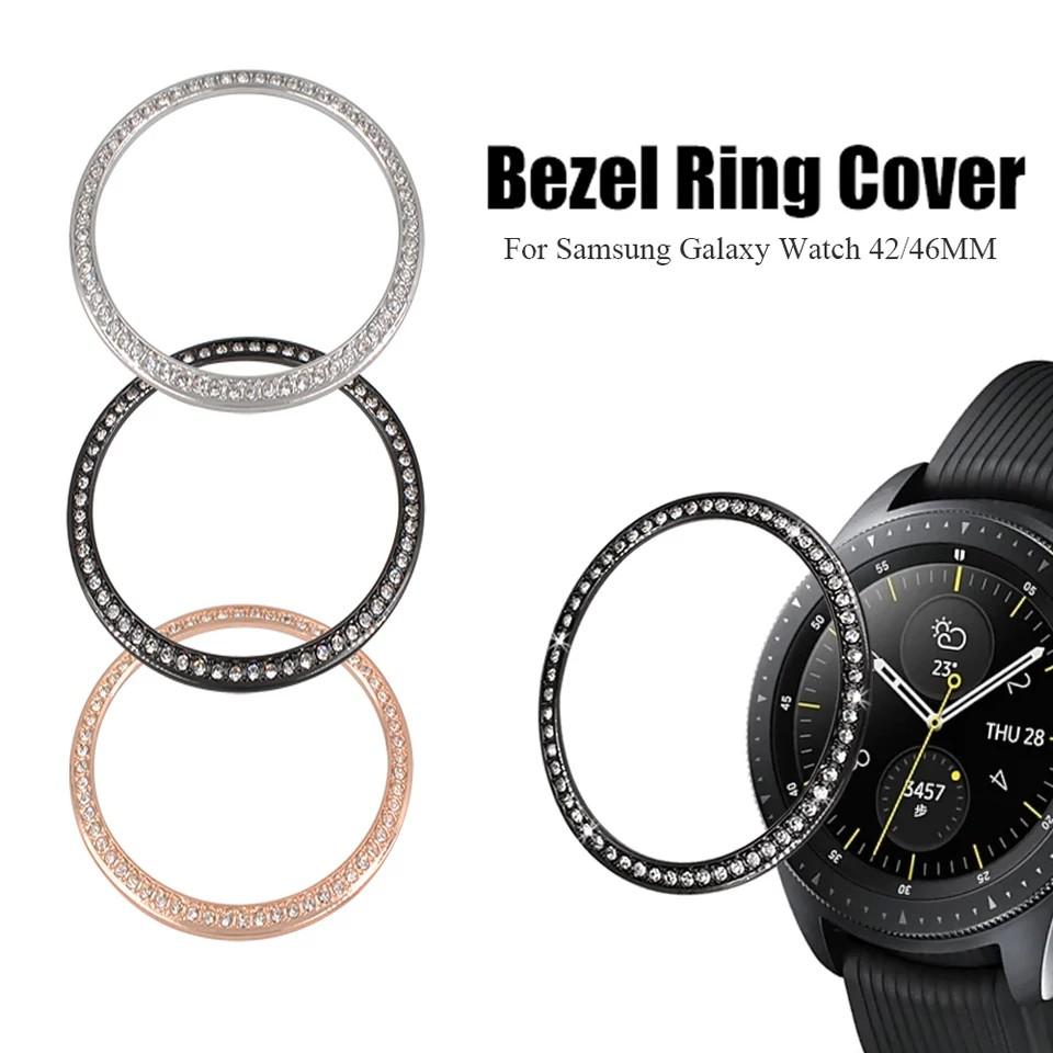 Khung viền benzen đính hạt lấp lánh cho Galaxy Watch 42mm