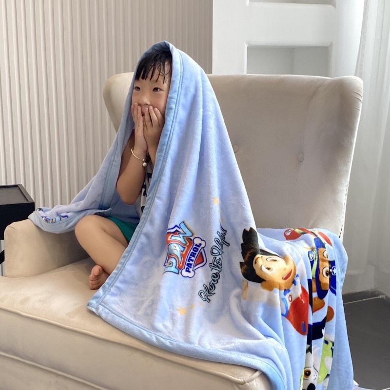 Chăn siêu tuyết cho bé đi học siêu xinh