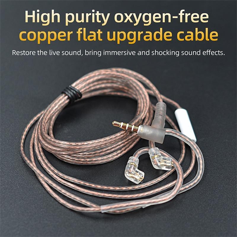 Dây Cáp Đồng 2pin Kz ZS10 ZSN ZEX PRO Không Chứa Oxy
