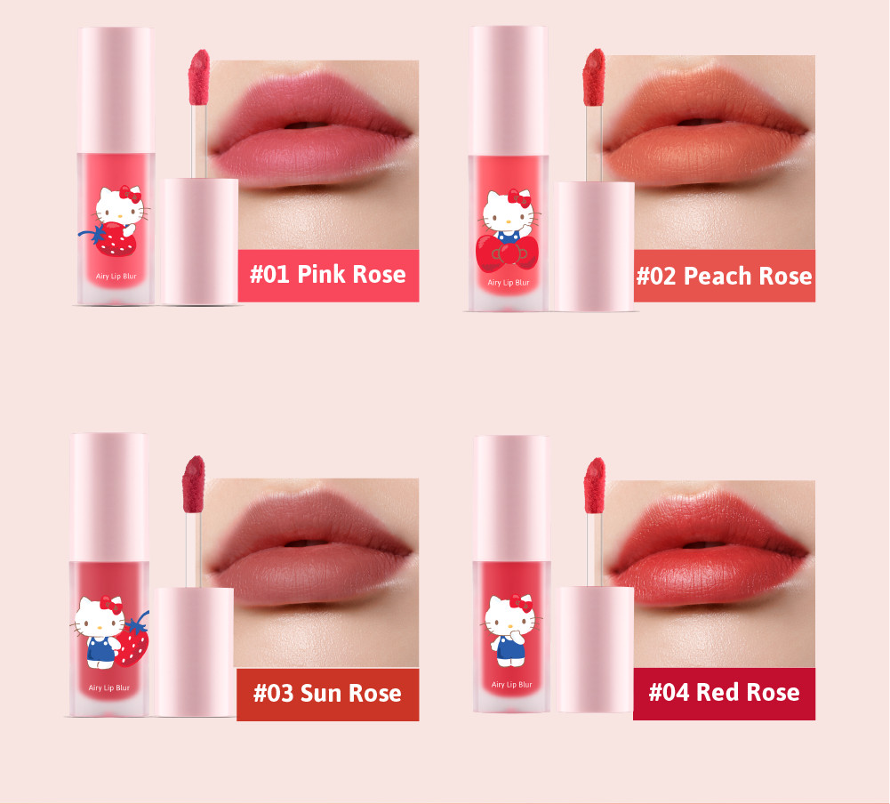 Son kem lì Hello Kitty Cathy Doll Airy Lip Blur 4g