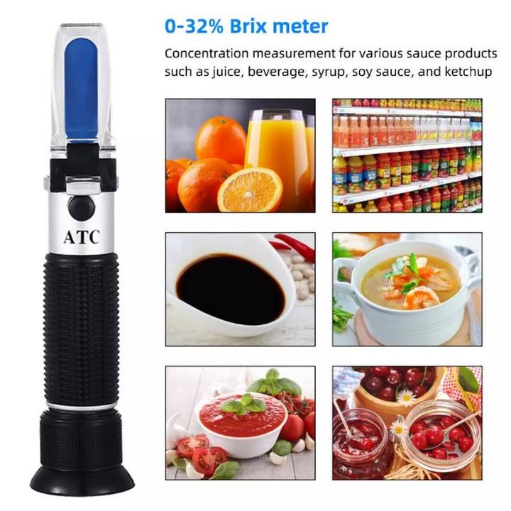 Khúc xạ kế đo đường hiệu quả nhanh chóng Brix % SG Wort 1.000 to 1.130