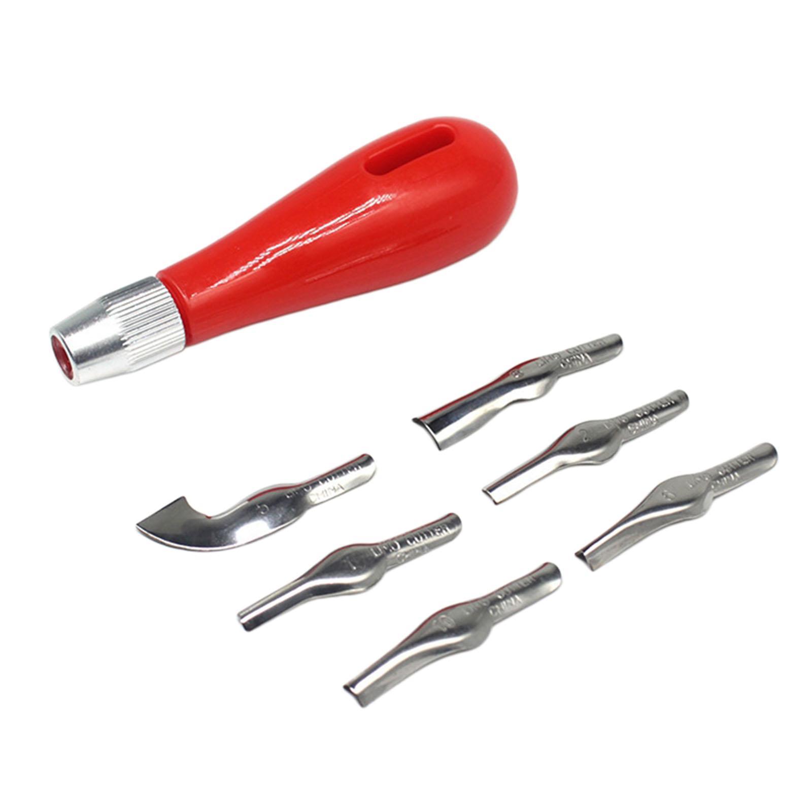Carving Tools Kit Handcraft Craft Decorative Painting Printing Ornament