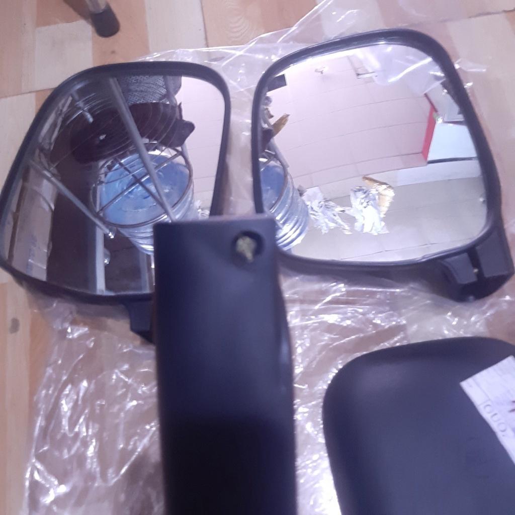 Gương chiếu hậu, gương lắp phía sau soi đuôi xe Toyota Hiace H100, H200, kích thước 210*154, đầu táo 21mm