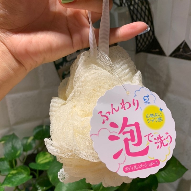 Bông tắm tạo bọt Okazaki Ø130mm