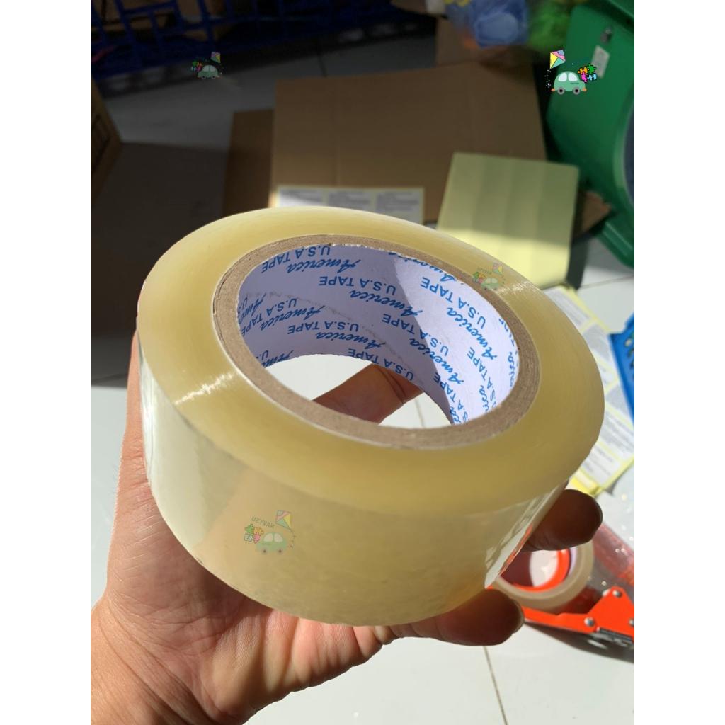 Băng keo trong 5 phân - 200Yard - 6 cuộn/1Cây nặng 1.8Kg và lẻ 1 cuộn 5 phân 299gram