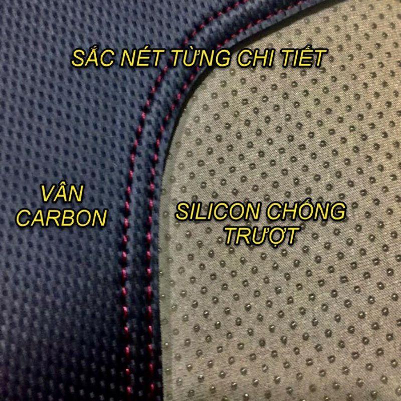 Thảm Taplo Da Carbon Dành Cho Xe Morning cao cấp chống trượt đời 2012 đến 2019