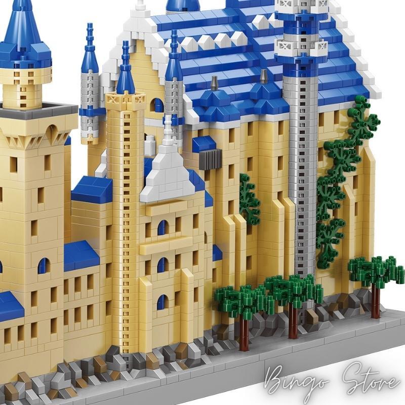MÔ HÌNH LẮP RÁP LÂU ĐÀI NEW SCHWANSTEIN 3923 CHI TIẾT