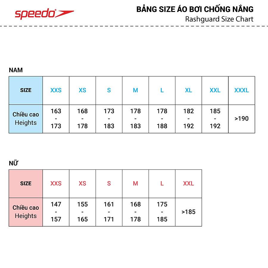 Áo bơi chống nắng nữ Speedo Performance - SOJ20009-BKWH