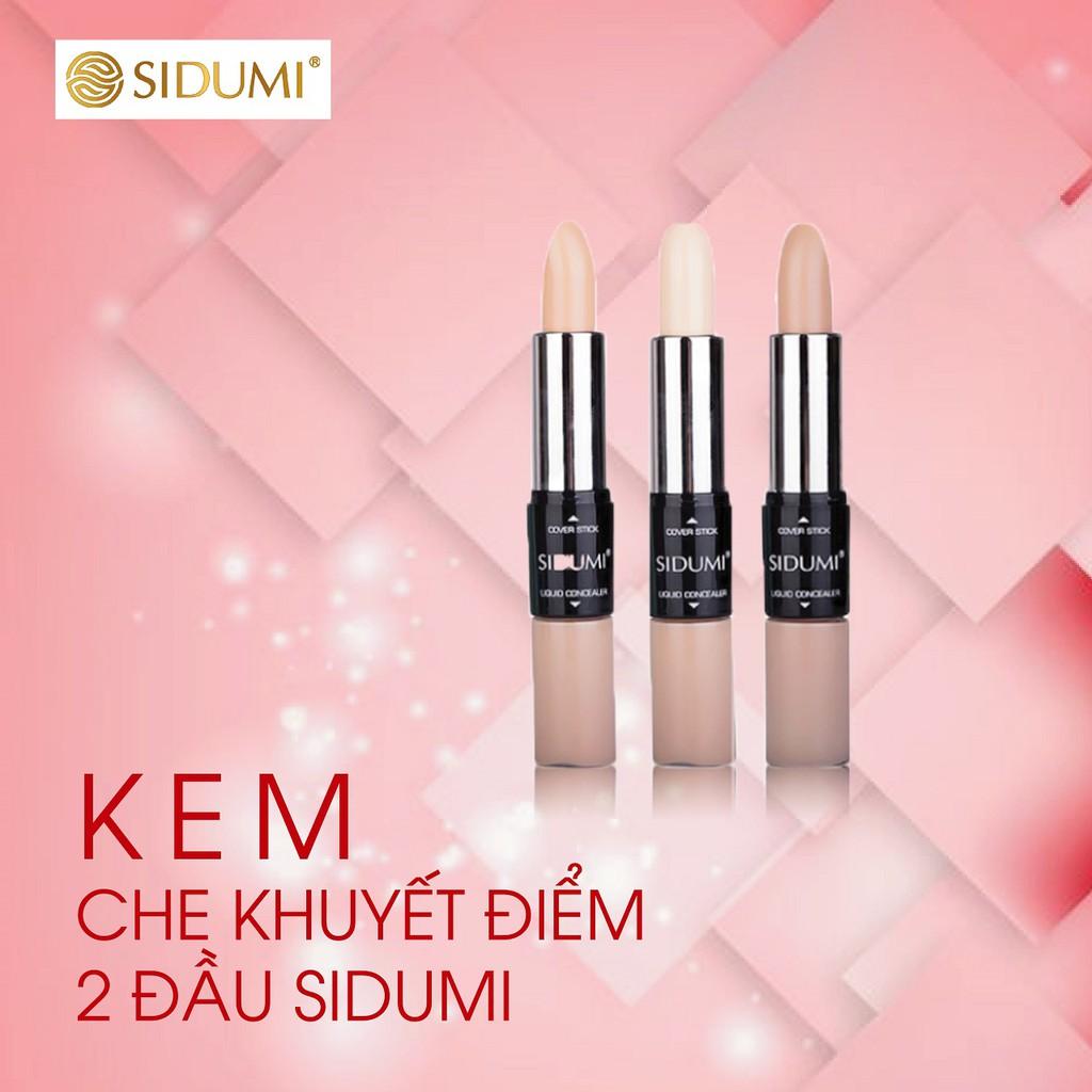 Kem Che Khuyết Điểm 2 Đầu Sidumi - Sidumi Cover Stick Liquid Concealer SDM TL32